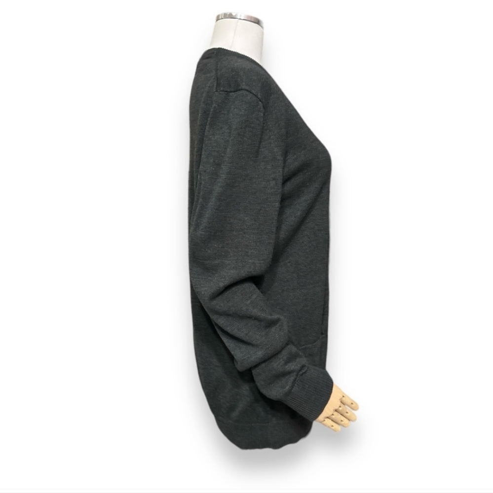 BOSE Grey Cotton Blend Cardigan - Picture 2 of 7
